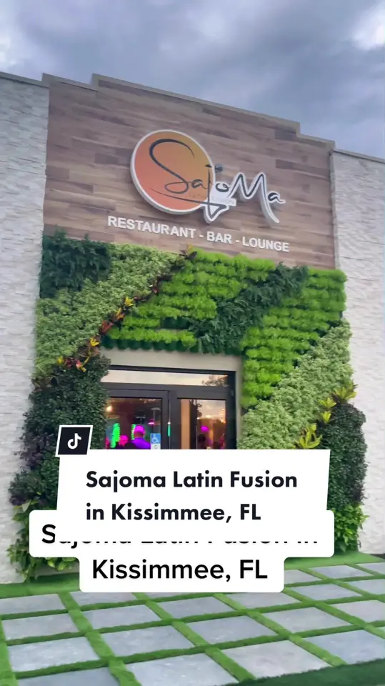 Sajoma Latin Fusion in Kissimmee showing restaurant opening, live music, atmosphere, video by christinainitalia on TikTok