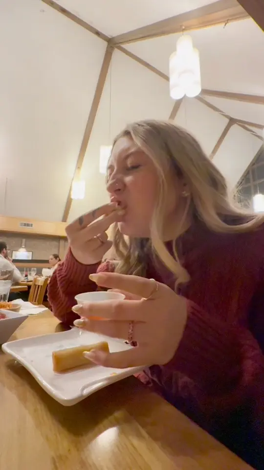 Sake Cafe in Pensacola showing review, sushi, video by Lindsie In Pensacola on Facebook