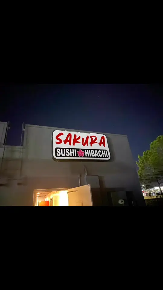 Sakura Hibachi and Sushi Bar in Athens showing grand opening, hibachi, sushi, video by Sakura Sushi&Hibachi on Facebook