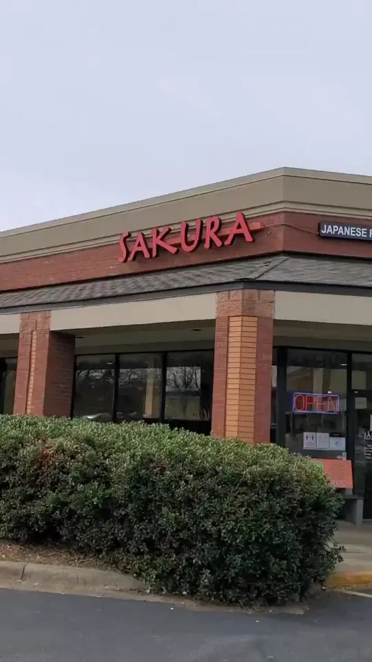 Sakura Sushi Restaurant in Live Oak showing restaurant review, japanese food, sushi, video by msfoodieclt on TikTok