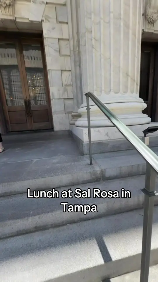 Sal Rosa in Tampa showing visit, lunch, video by gagwithgeech on TikTok