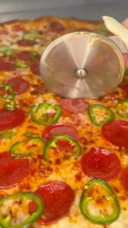 Sal's Pizza in Dallas showing pizza, video by Sal's Pizza on Facebook