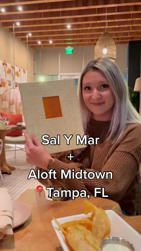 Sal Y Mar in Tampa showing visit, view, video by samanthalongton on TikTok
