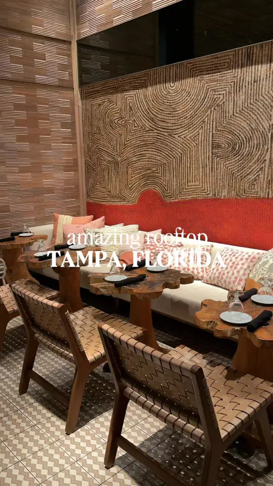 Sal Y Mar in Tampa showing review, visit, rooftop bar, latin fusion food, ropa vieja tostones shooters, downtown skyline views, video by sunkissedintampa on TikTok