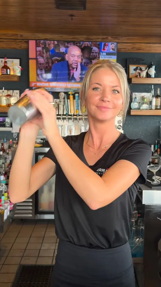 Salt Cracker Fish Camp in Clearwater showing cocktail, espresso martini, video by Salt Cracker Fish Camp on Facebook
