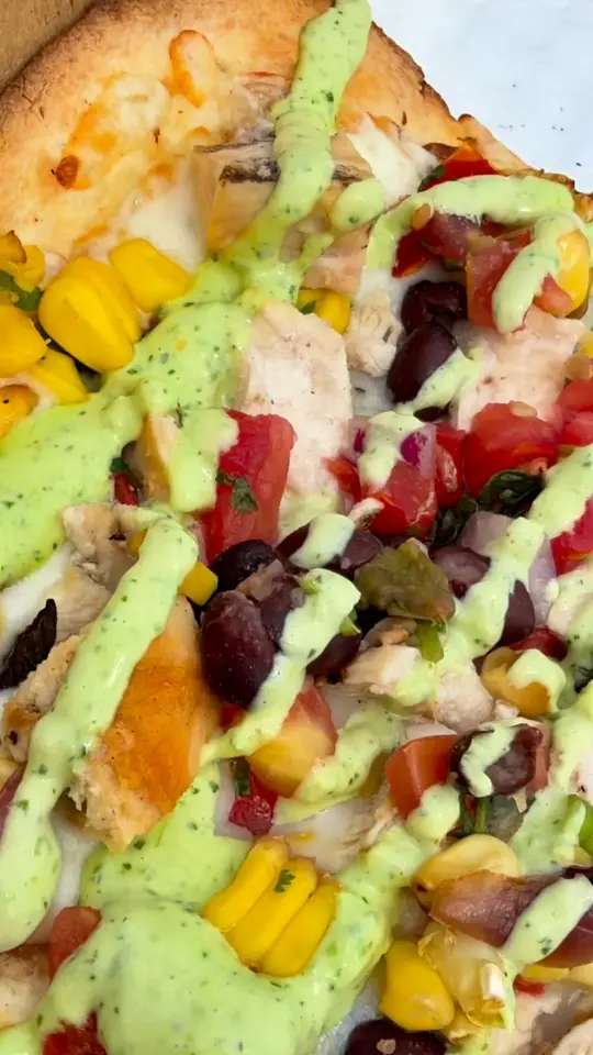 Salt Cracker Fish Camp in Clearwater showing food, southwest chicken flatbread, video by Salt Cracker Fish Camp on Facebook