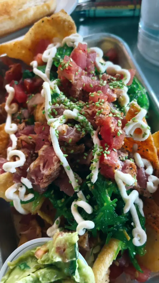 Salty Pelican Bar & Grill in Fernandina Beach showing lunch, food, video by jessiejarrell_ on TikTok