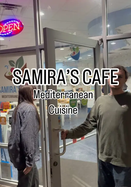  in Florida showing shawarma chicken platter, dolma, video by miholovestoeat on TikTok
