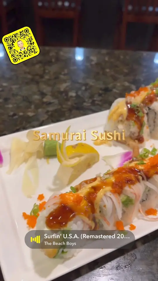 Samurai Japanese Steak House and Sushi in Navarre showing restaurant visit, general, video by Samurai Japanese Steakhouse & Sushi Bar on Facebook