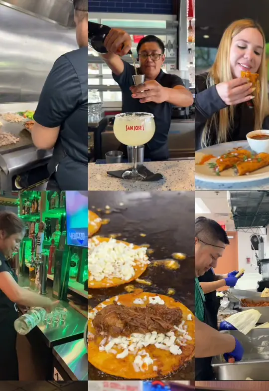 San Jose's Original Mexican Restaurant in Ocoee showing authentic mexican food, excellent service, family-friendly atmosphere, video by sanjosesoriginalmex on TikTok