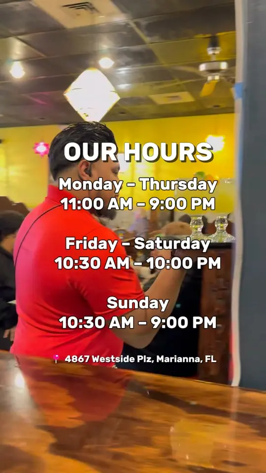 San Marcos Mexican Grill in Marianna showing restaurant visit, mexican food, video by San Marcos Mexican Grill on Facebook