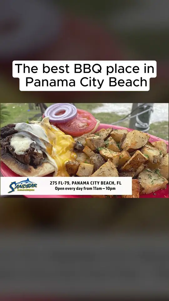 Sandbar Seafood & BBQ Joint in Panama City Beach showing bbq, seafood, video by Sandbar Seafood and BBQ on YouTube