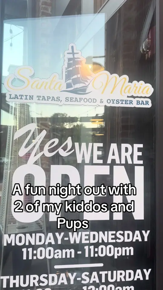 Santa María in Cumming showing review, food, fresh food, great service, dog friendly patio, video by inpursuitofjenn on TikTok
