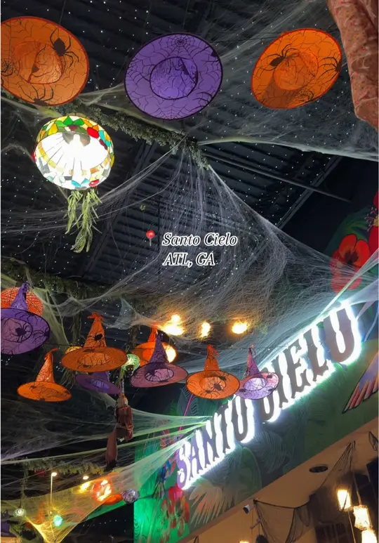 Santo Cielo in Atlanta showing visit, atmosphere, mexican food, video by noellytrejo on TikTok