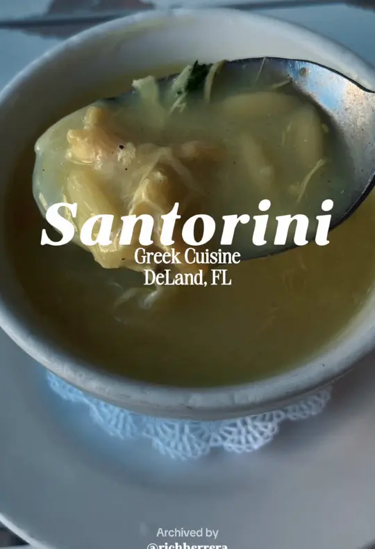 Santorini Greek Cuisine on TikTok, video by eatyourcontent