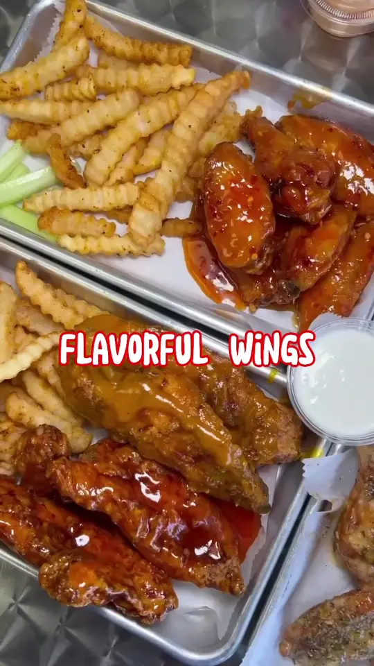 Sauce Wing Co in Duluth showing food review, restaurant visit, video by atlantafoodguy on TikTok