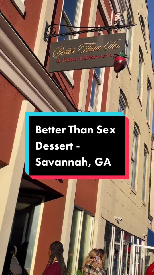 Savannah Room Restaurant in Athens showing dessert, better than sex dessert, restaurant visit, video by xojassie on TikTok