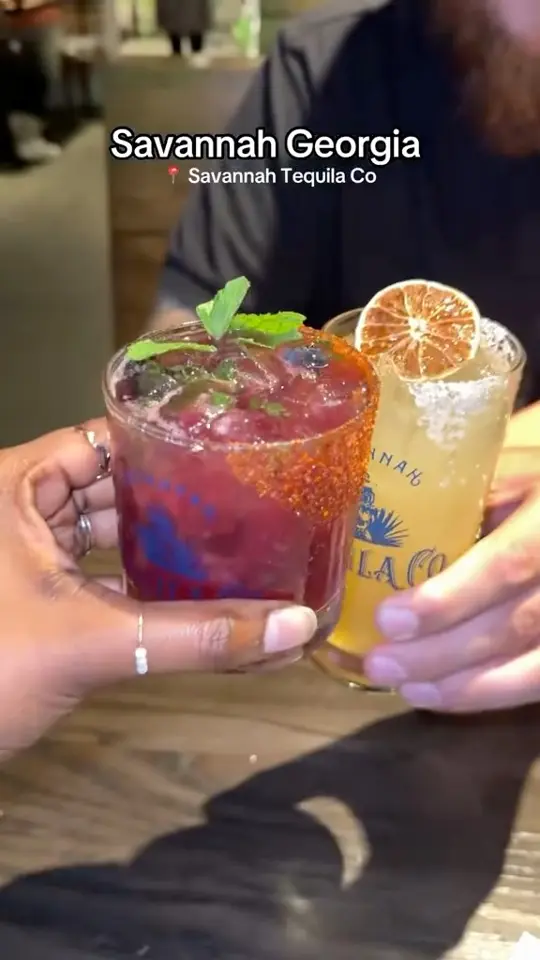 Savannah Tequila Co in Savannah showing visit, mexican restaurant, video by Blessings in Savannah on Facebook