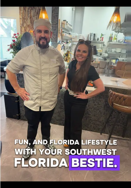 SAVOUR RESTAURANT in Fort Myers showing review, visit, food, chorizo clams, seabass, candied carrots, charred cabbage, video by whatsupftmyers on TikTok