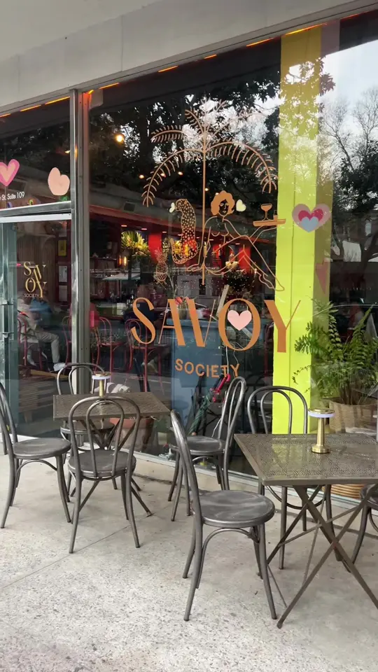 Savoy Society in Savannah showing review, visit, video by prettyasapeony on TikTok
