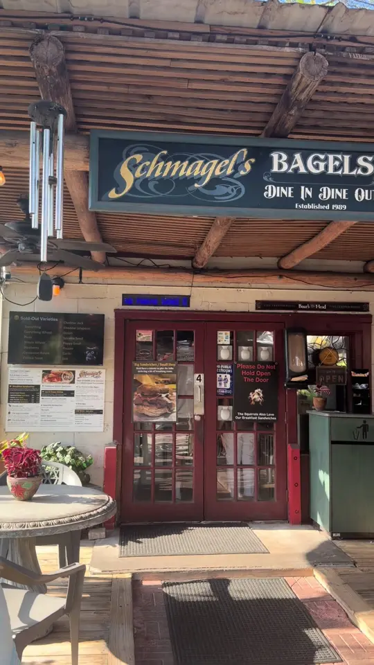 Schmagel's Bagels on TikTok, video by livys_lyfe