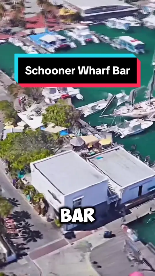 Schooner Wharf Bar in Key West showing review, visit, video by explorewithmedaily on TikTok