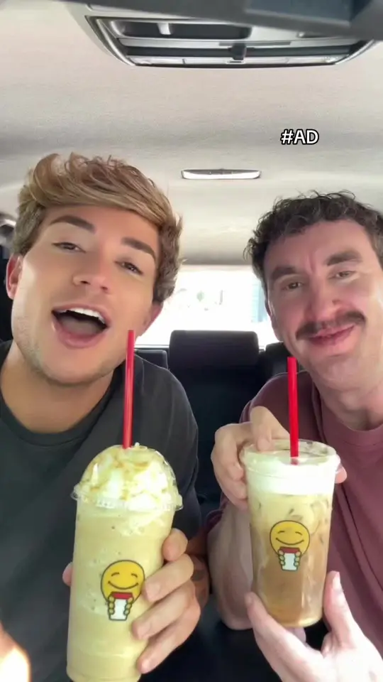 Scooter's Coffee in Navarre showing visit, coffee, pumpkin flavored drink, maple flavored drink, video by printfairy on TikTok