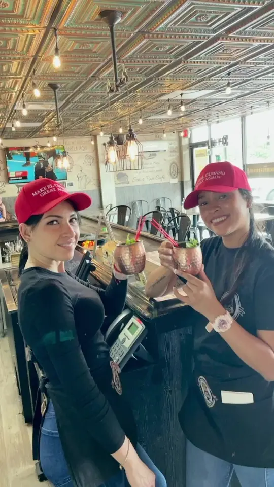 Señor Pan Café Kendall in Miami showing friendly staff, serving, video by Señor Pan Café on Facebook