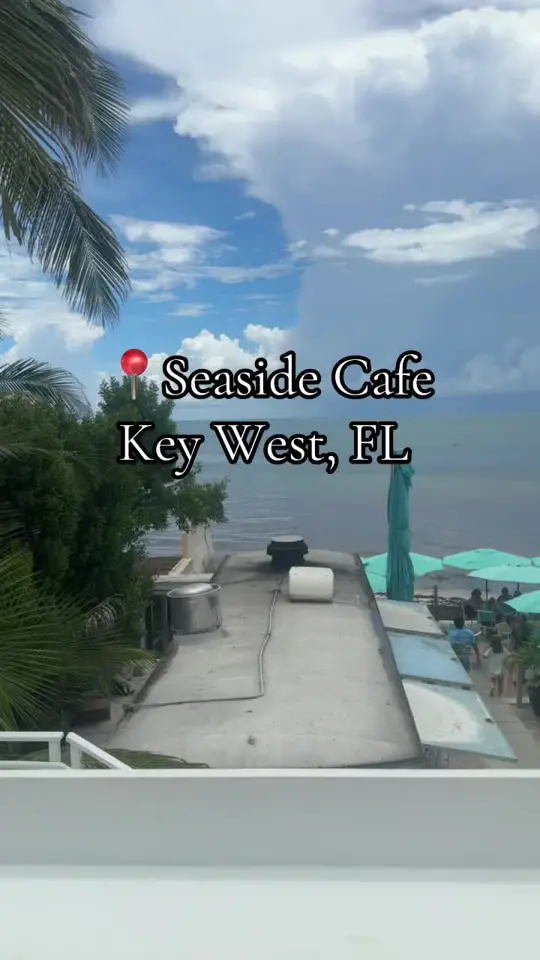 Seaside Cafe at the Mansion in Key West showing food, lobster on pizza, video by beautybyalexx on TikTok
