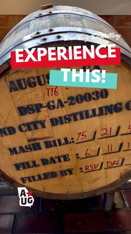 Second City Distillery in Augusta showing tour, tasting, video by visitaugusta on TikTok