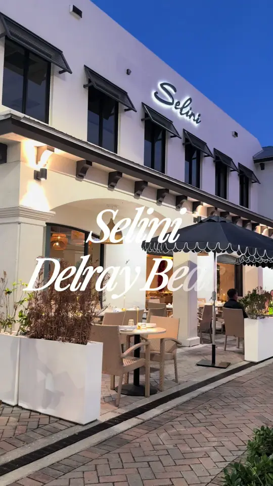 Selini Delray in Delray Beach showing restaurant, greek food, video by olena.perez on TikTok