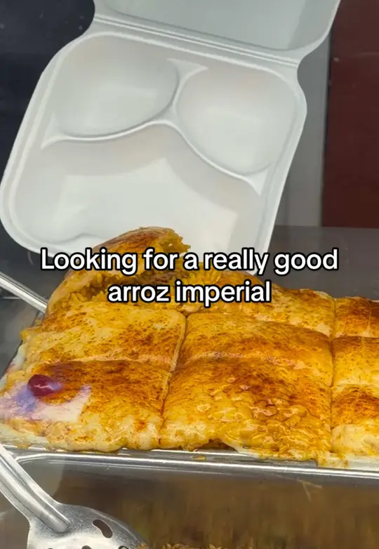 Sergio's in Miami showing restaurant, arroz imperial, video by hznidarcic on TikTok
