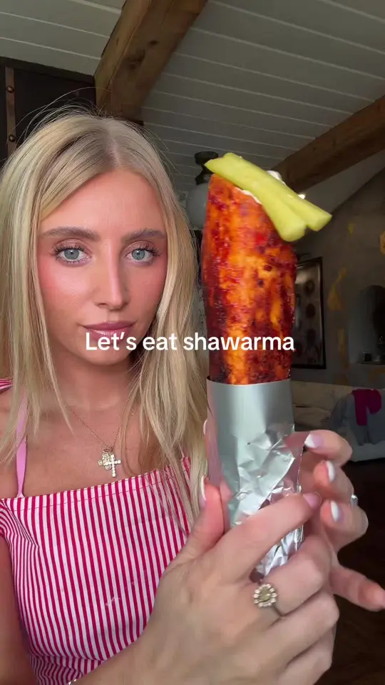 Shawarma King in Lawrenceville in Lawrenceville showing shawarma, middle eastern food, video by kierstenallan on TikTok