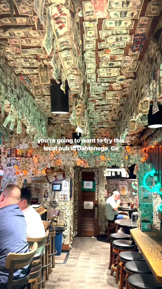 Shenanigans Irish Pub in Dahlonega showing restaurant, pub, atmosphere, date night, video by Discover Dahlonega, Georgia on Facebook