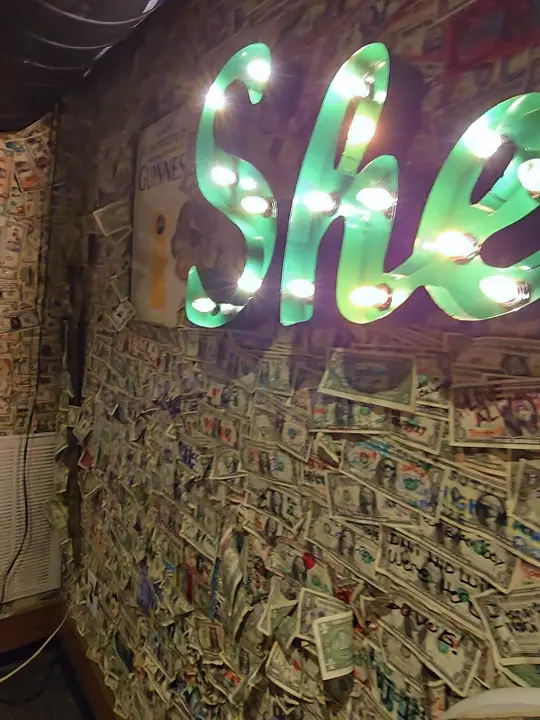 Shenanigans Irish Pub in Dahlonega showing lunch, cold drink, video by tatchelle on TikTok