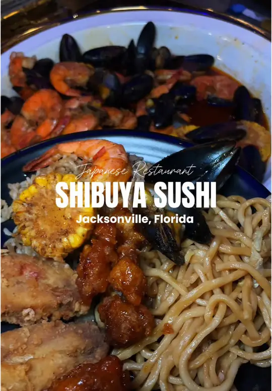  in Florida showing restaurant visit, all you can eat sushi, lunch pricing, dinner pricing, video by boughetto.mk on TikTok