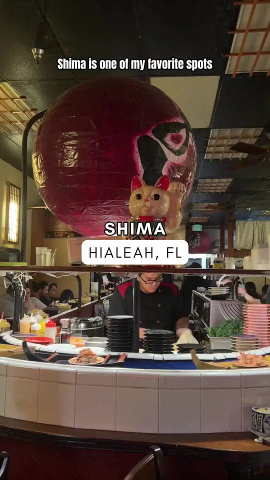  in Florida showing sushi, sushiboats, video by fluentinfood on TikTok