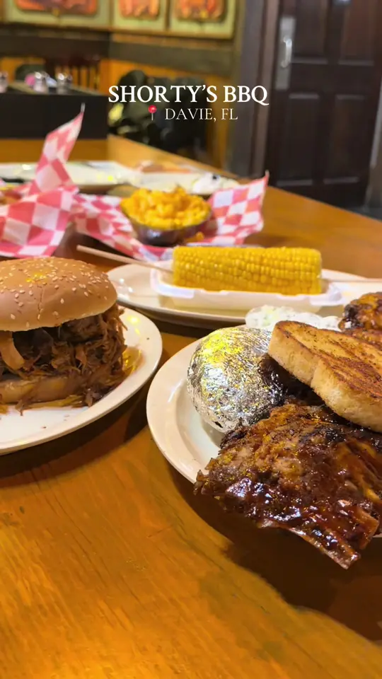 Shorty's BBQ West Miami in Miami showing food, key lime pie, video by thaizfernandez on TikTok