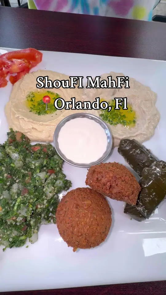 ShouFi MahFi Mediterranean Grill in Orlando showing mediterranean food, restaurant visit, video by orlandofoodnet on TikTok