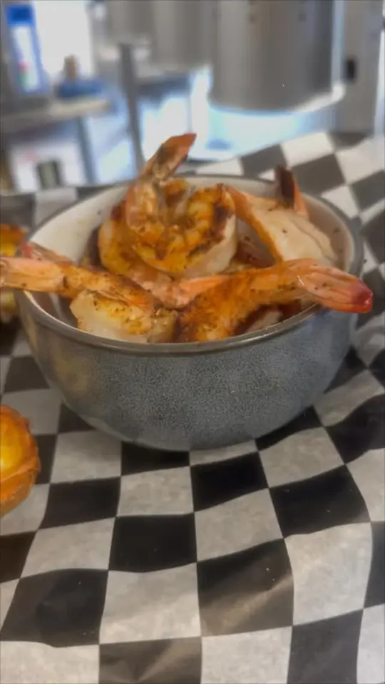 Shrimp Basket in Panama City Beach showing shrimp baskets, seafood, video by Mr. Shucks Seafood - SSI on Facebook