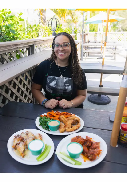 Shrimp Shack in Fort Myers showing food, cajun chicken wings, food, parmesan wings, food, southern fried chicken & gravy, video by saltypapasshrimphouse on TikTok