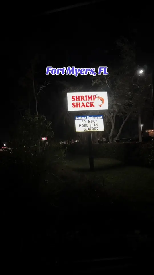 Shrimp Shack in Fort Myers showing review, visit, video by mywalksinparadise on TikTok