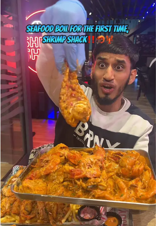 Shrimp Shack in Jacksonville Beach showing seafood, shrimp, mukbang, video by manliketeee on TikTok
