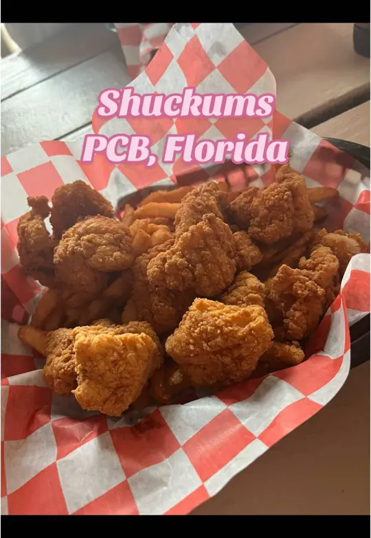 Shuckums Oyster Pub & Seafood Grill in Panama City showing seafood, oyster, visit, review, video by hayle.elmore on TikTok