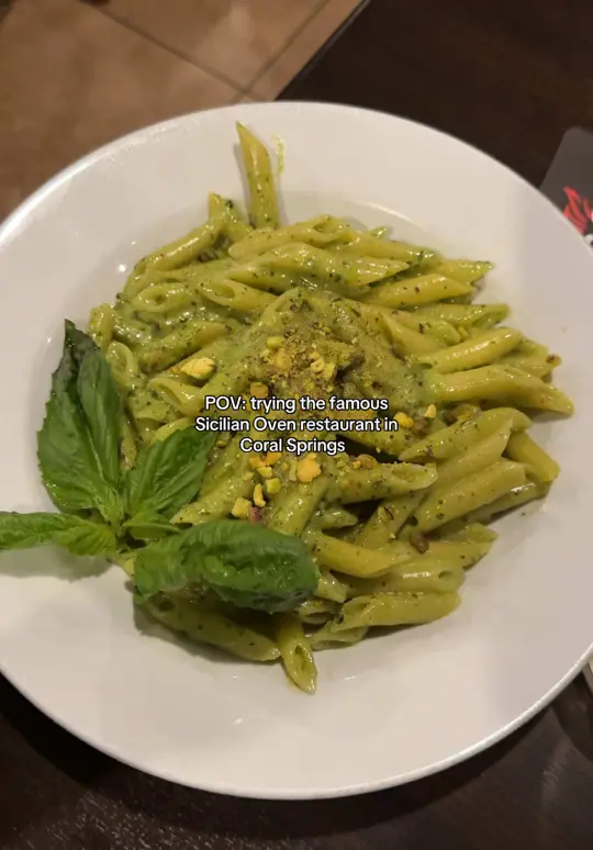 Sicilian Oven in Coral Springs showing food, pasta, sandwich, pizza, video by dreandreaaa on TikTok
