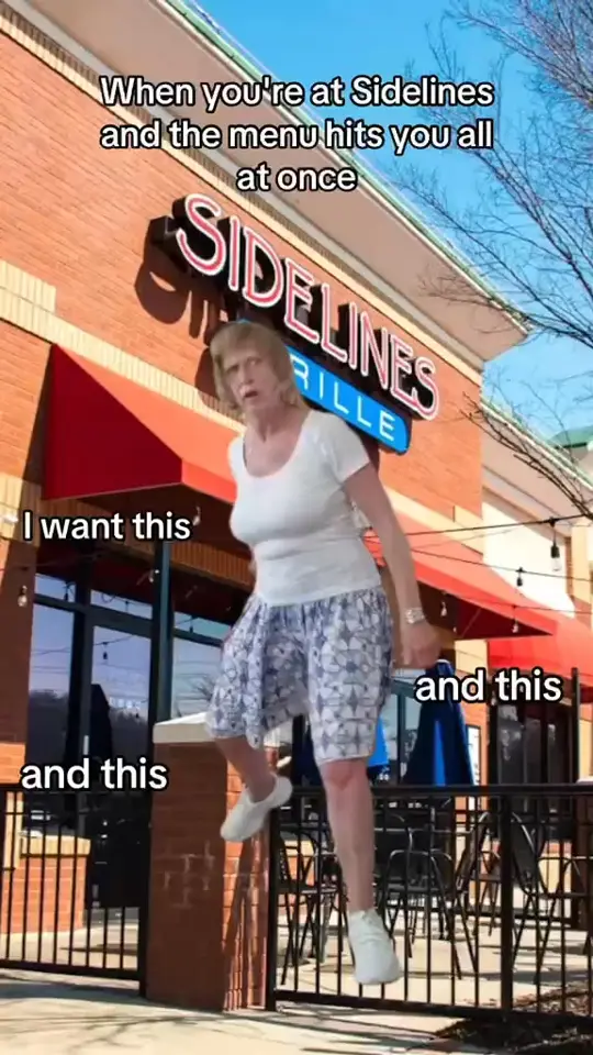 Sidelines Grille in Jasper showing menu, burgers, chicken, cocktails, video by Sidelines Grille - Canton on Facebook