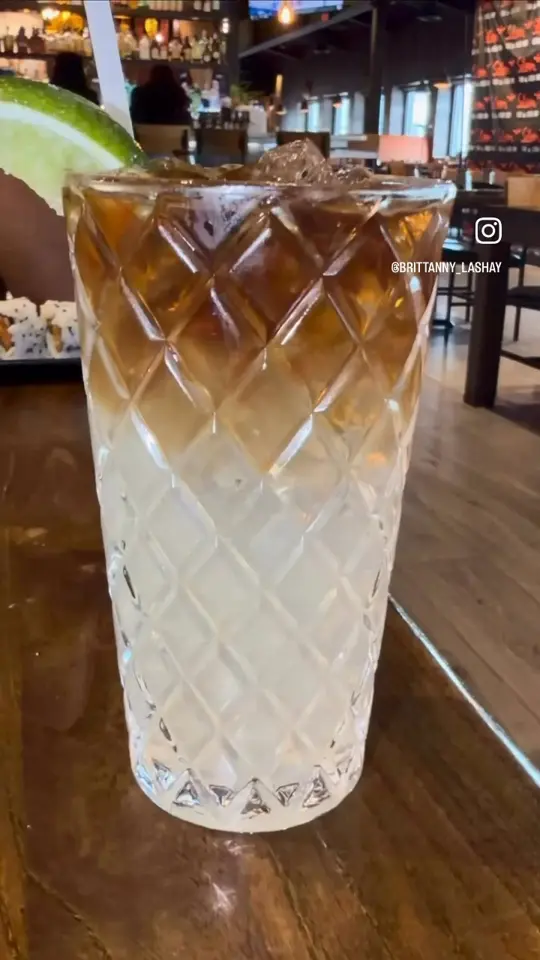 Silom Thai & Sushi bar in Atlanta showing review, spring rolls, spicy tuna roll, soft shell crab, spicy beef ramen, silom mule, video by Brittanny Lashay on Facebook