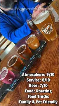 Silver Bluff Brewing Company in Brunswick showing craft beer, local beer, video by Adventures By CARNEY on YouTube