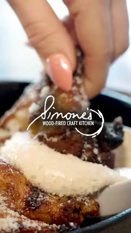 Simone's Wood Fired Craft Kitchen in St. Augustine showing wing wednesday, midweek night out, video by Simone's Wood Fired Craft Kitchen on Facebook