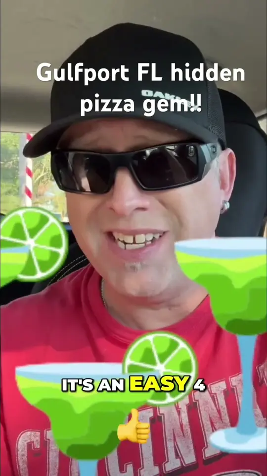 Siri's Gourmet Burgers & Pizza in Gulfport showing pizza, gourmet burgers, video by It's a Salty Life on YouTube